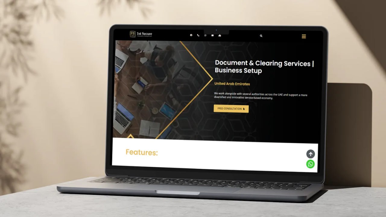 Online Portal Development for First Secure Cybersecurity Services