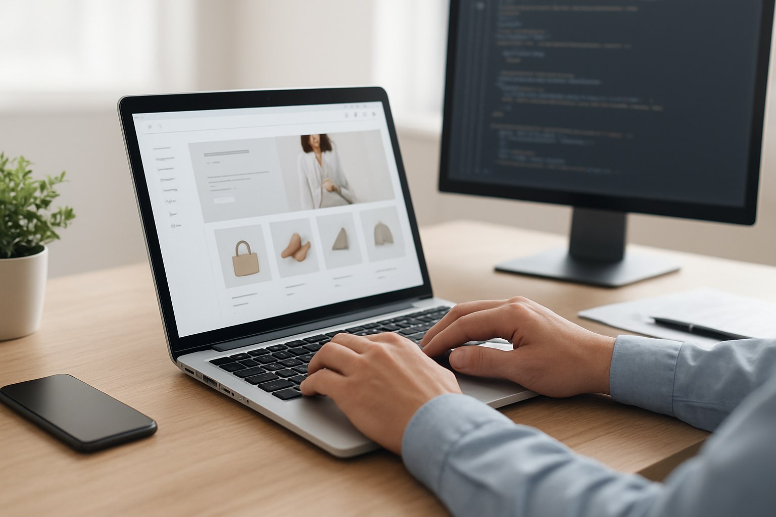 Web Portal Revamp and E-commerce System for Sahba Kenitex
